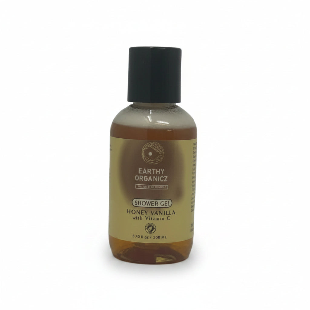 Earthy Organicz Honey Vanilla Shower Gel - Travel Size